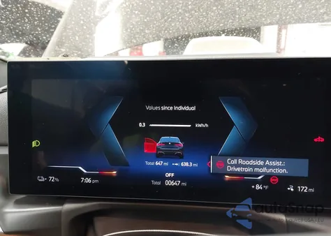 2025 BMW I4 Edrive40 из США, поврежденный, VIN WBY23HD00SFU69080